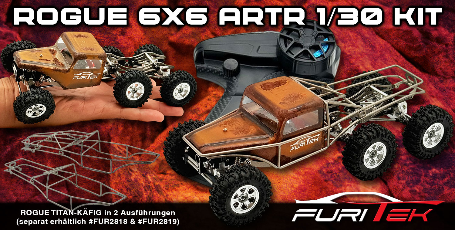 FURITEK Rogue 6x6 ARTR 1/30 Kit FURITEK Rogue 6x6 ARTR 1/30 Kit