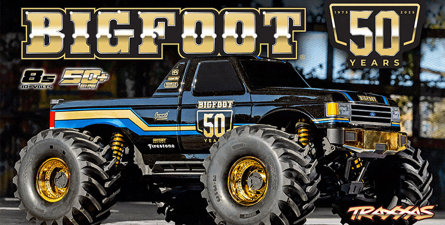 TRAXXAS X-Monster BIGFOOT 50th TRAXXAS X-Monster BIGFOOT 50th 8s 4x4 1/7 Monster Truck RTR