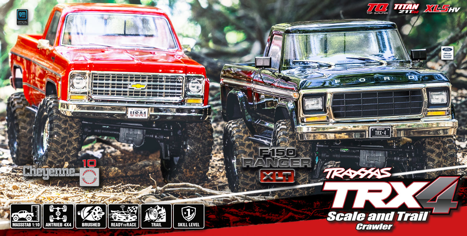 Zwei neue TRX-4 Modelle Zwei neue TRX-4 Modelle, Ford F-150 und Chevy K10