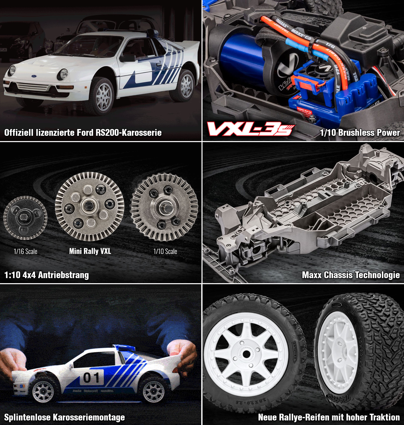 TRAXXAS MINI-Rally VXL Details
