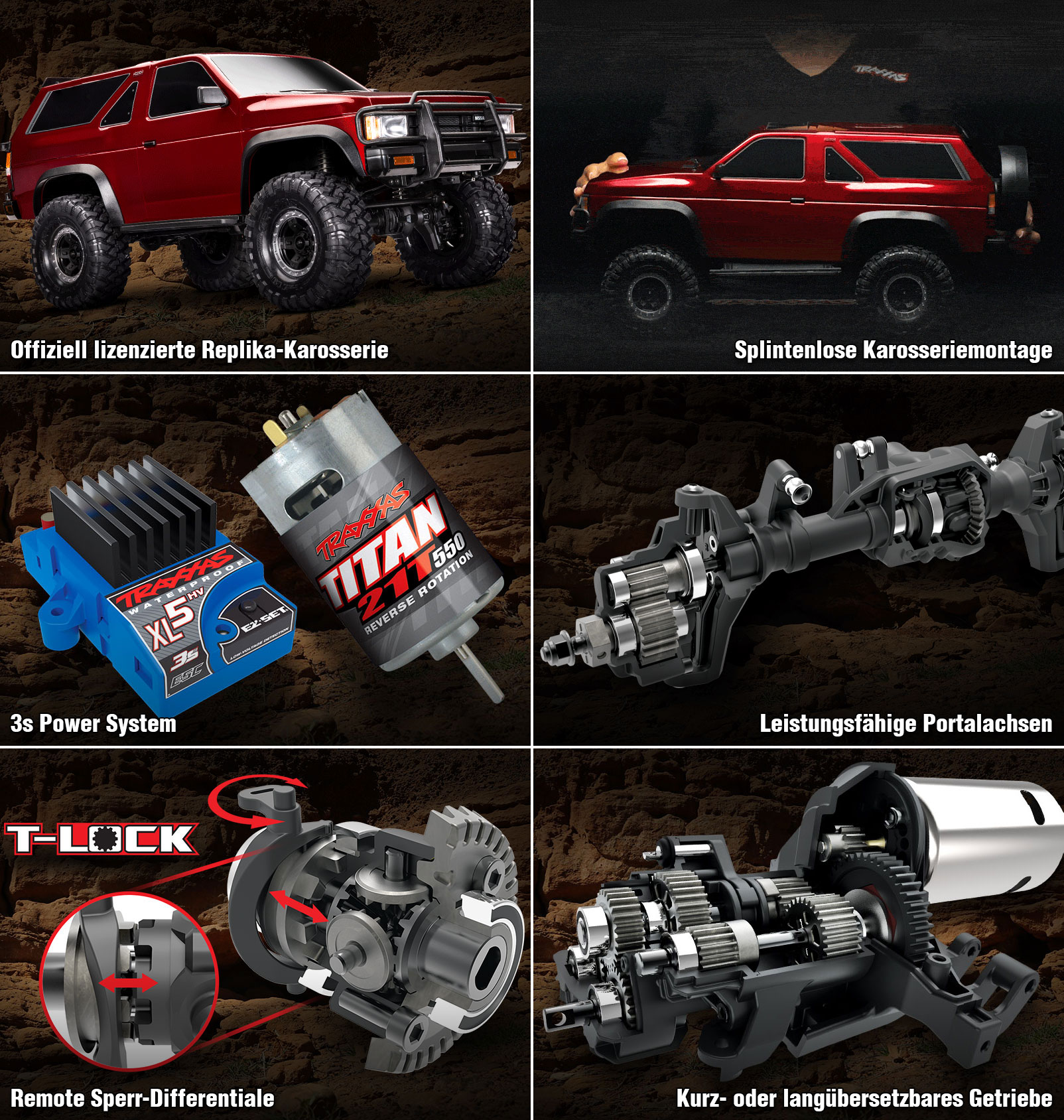 TRAXXAS TRX-4 Nissan Pathfinder/Terrano Details