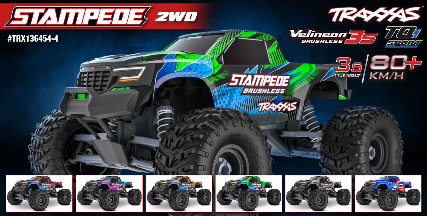 TRAXXAS Stampede 2WD VX3 1/10 Monster-Truck RTR