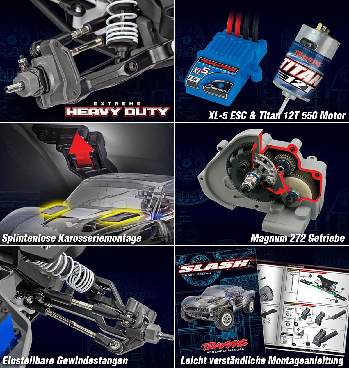 TRAXXAS Slash 2WD Brushed Kit Details