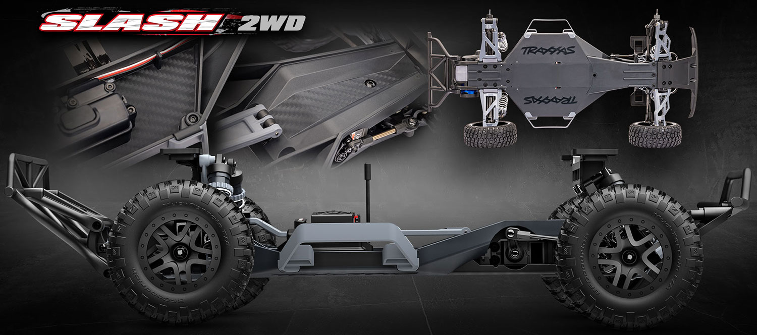 TRAXXAS Slash 2WD VX3 1/10 Short-Course Chassis