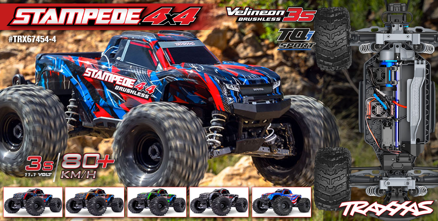 TRAXXAS Stampede 4X4 VX3 1/10 Monster-Truck RTR