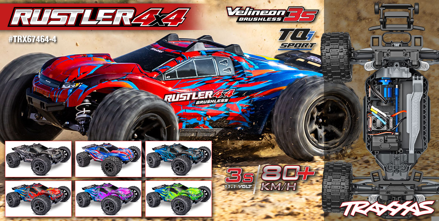 TRAXXAS Rustler 4X4 VX3 1/10 Stadium Truck RTR