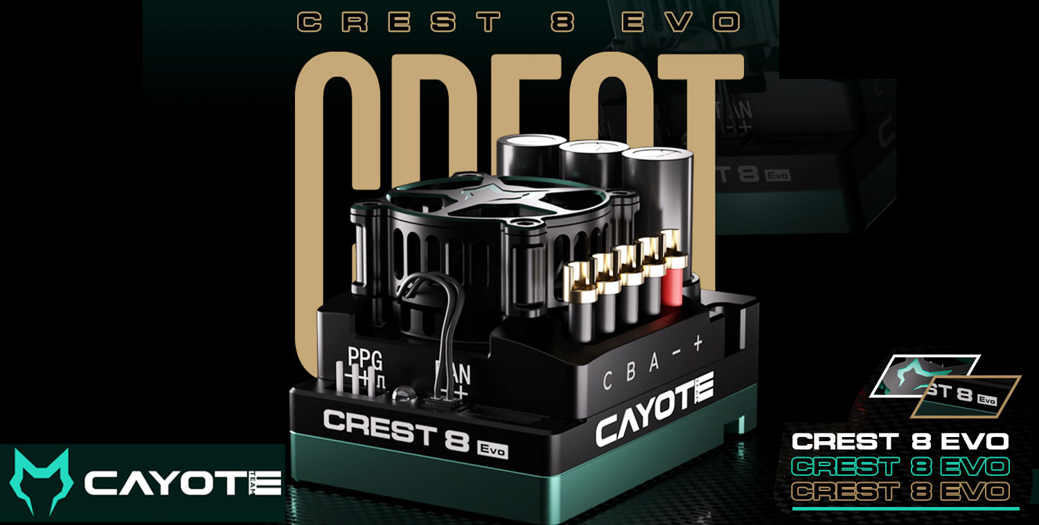 CAYOTE Racing ESC CREST 8 Evo