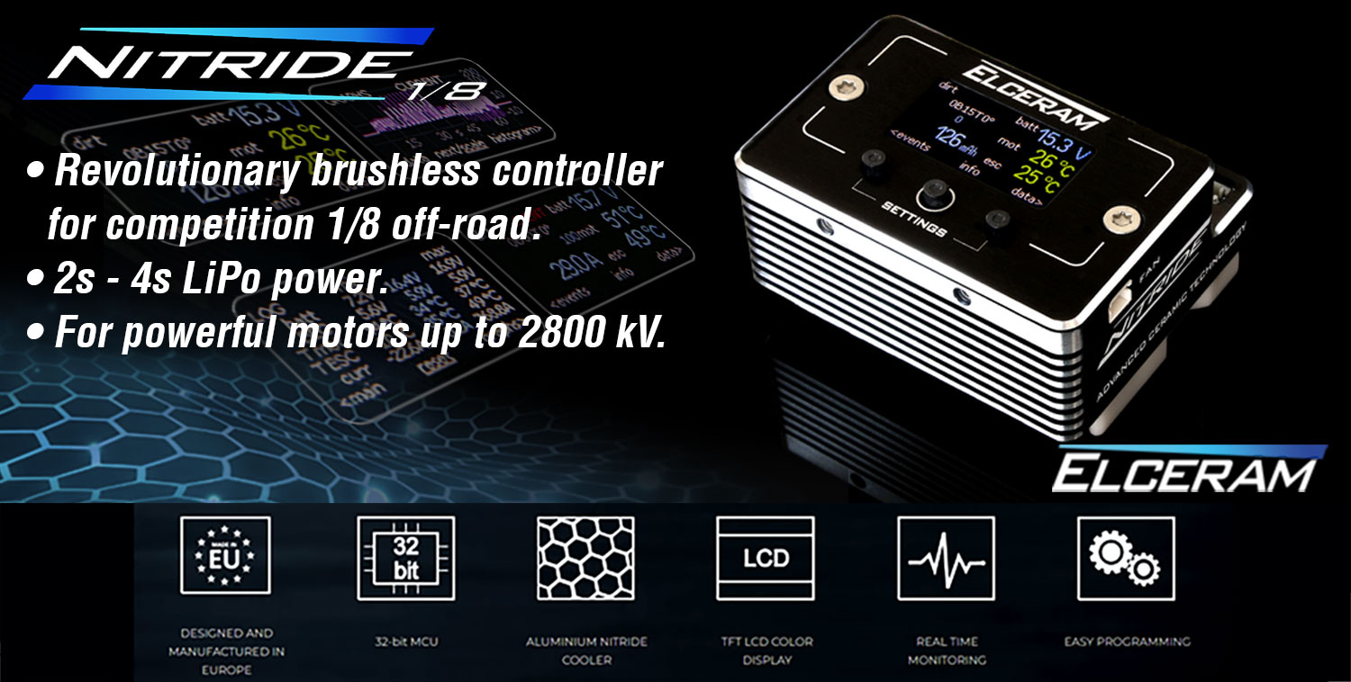 Elceram NITRIDE 1/8 ESC