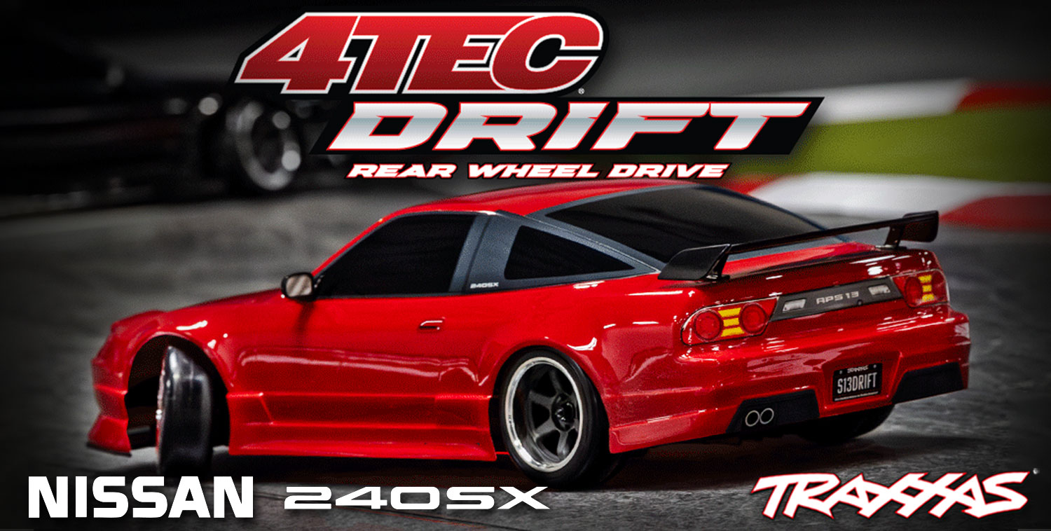 TRAXXAS 4-TEC Nissan 240SX 1/10 Drift RTR