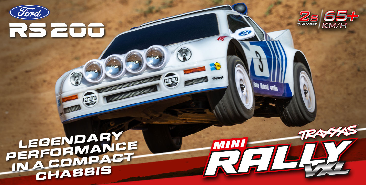 TRAXXAS MINI-Rally VXL 4x4 Ford RS200 RTR