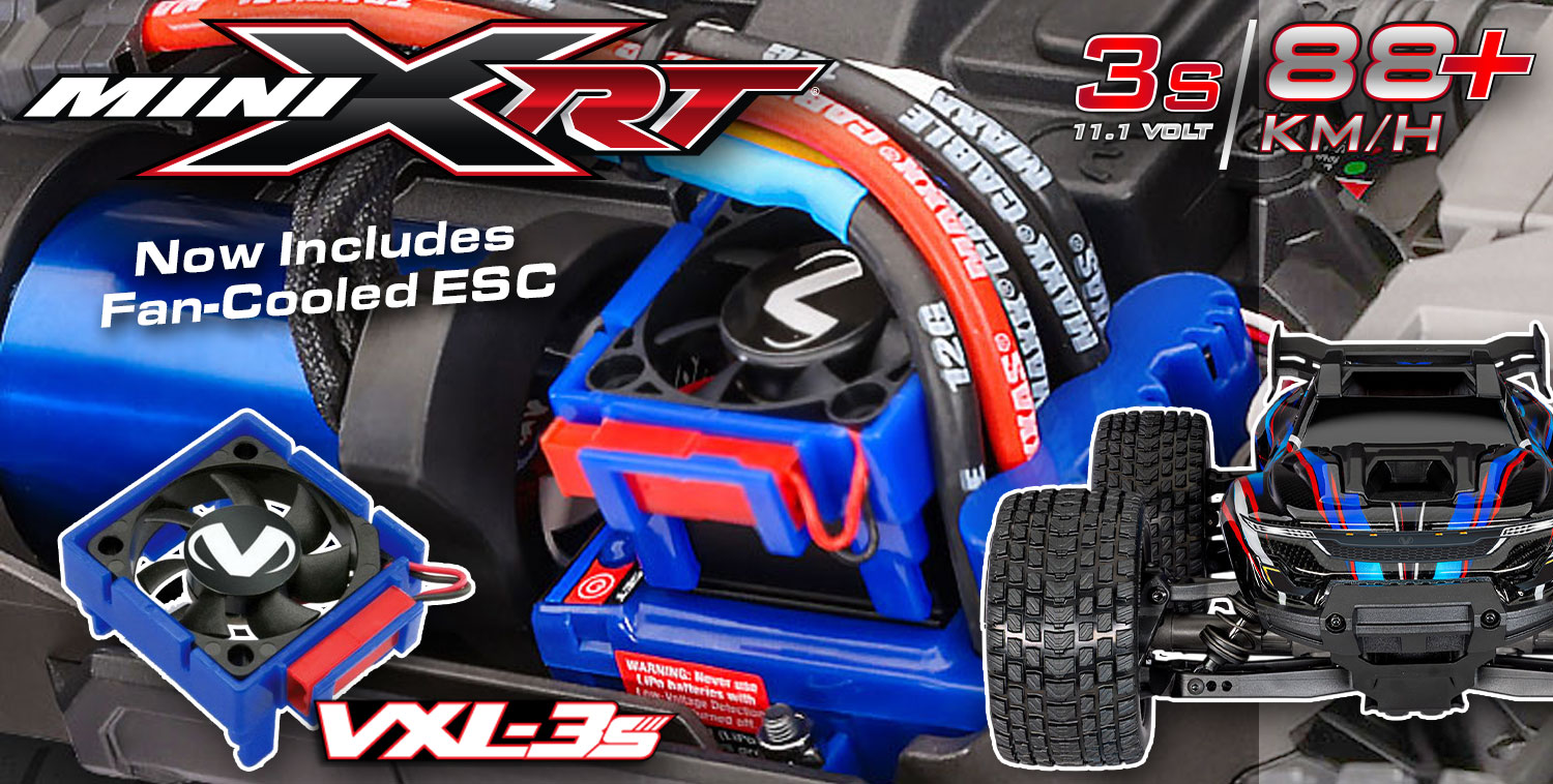 Mini XRT Now Includes Fan-Cooled ESC