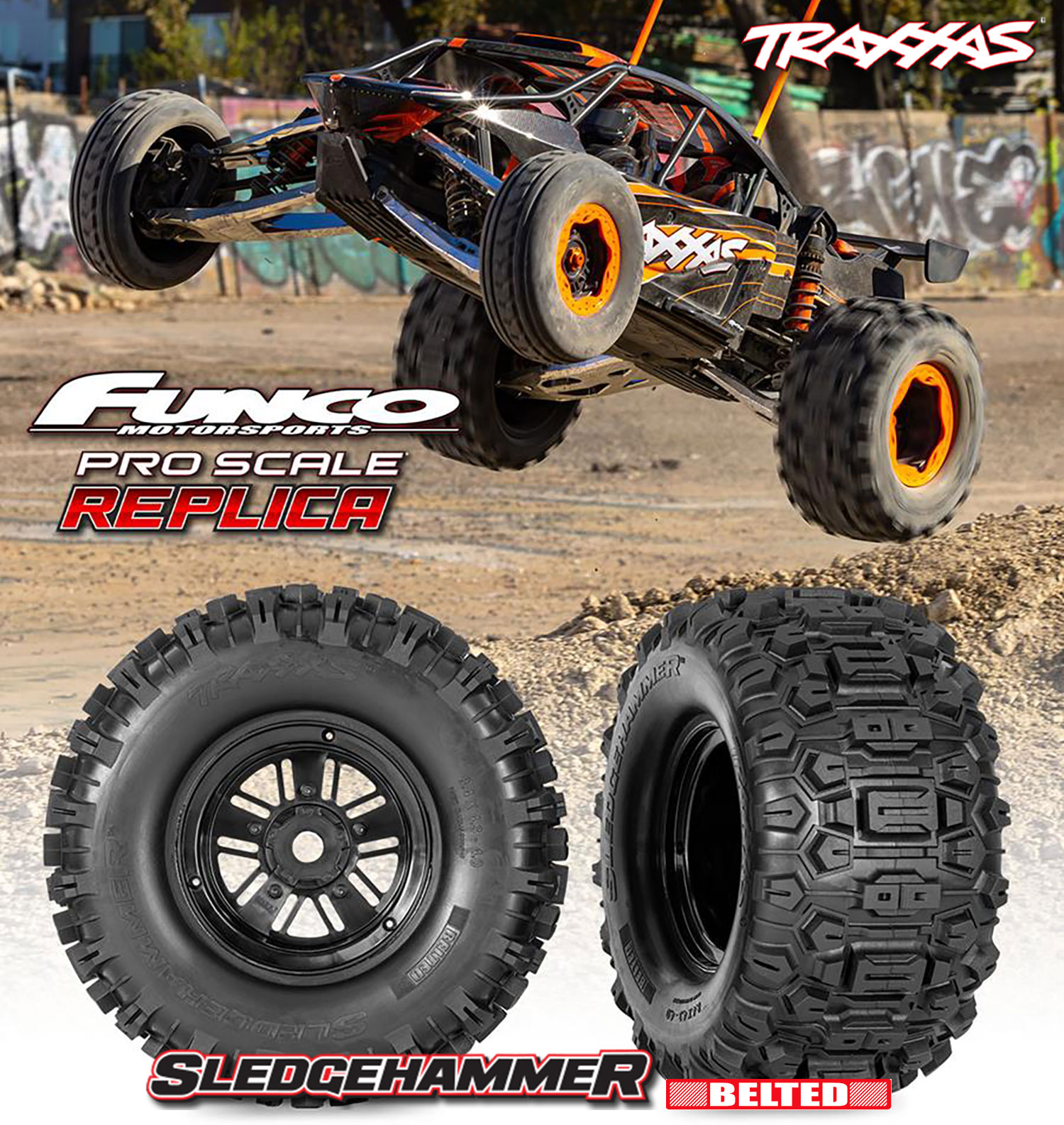 SLEDGEHAMMER Reifen für Funco Pro Scale Replica
