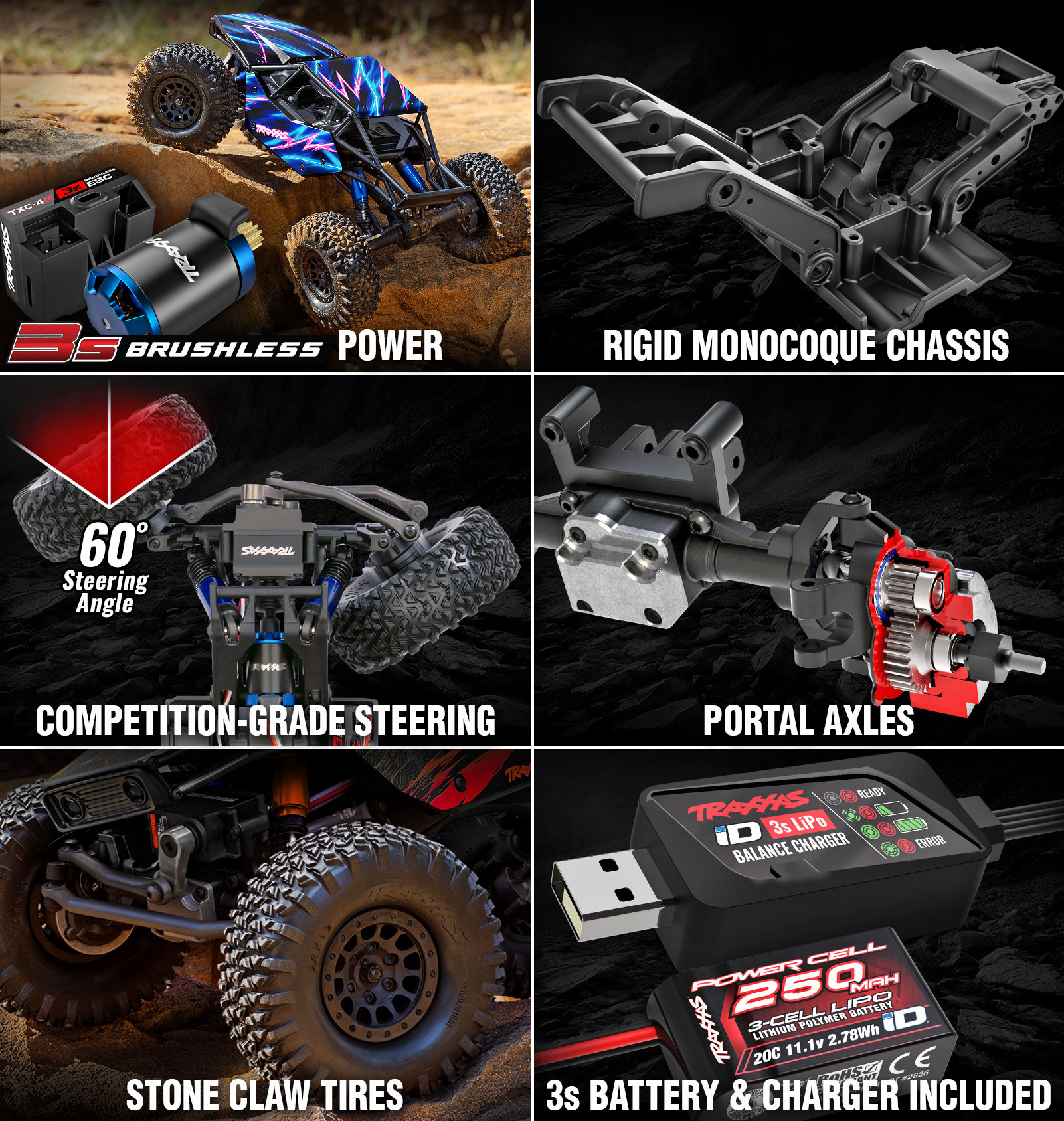 TRAXXAS TXC-4M Extreme 1/18 Crawler Details
