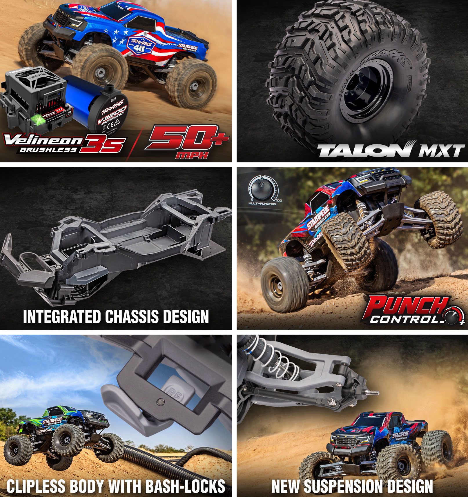 Traxxas Stampede 2WD VX3 Details