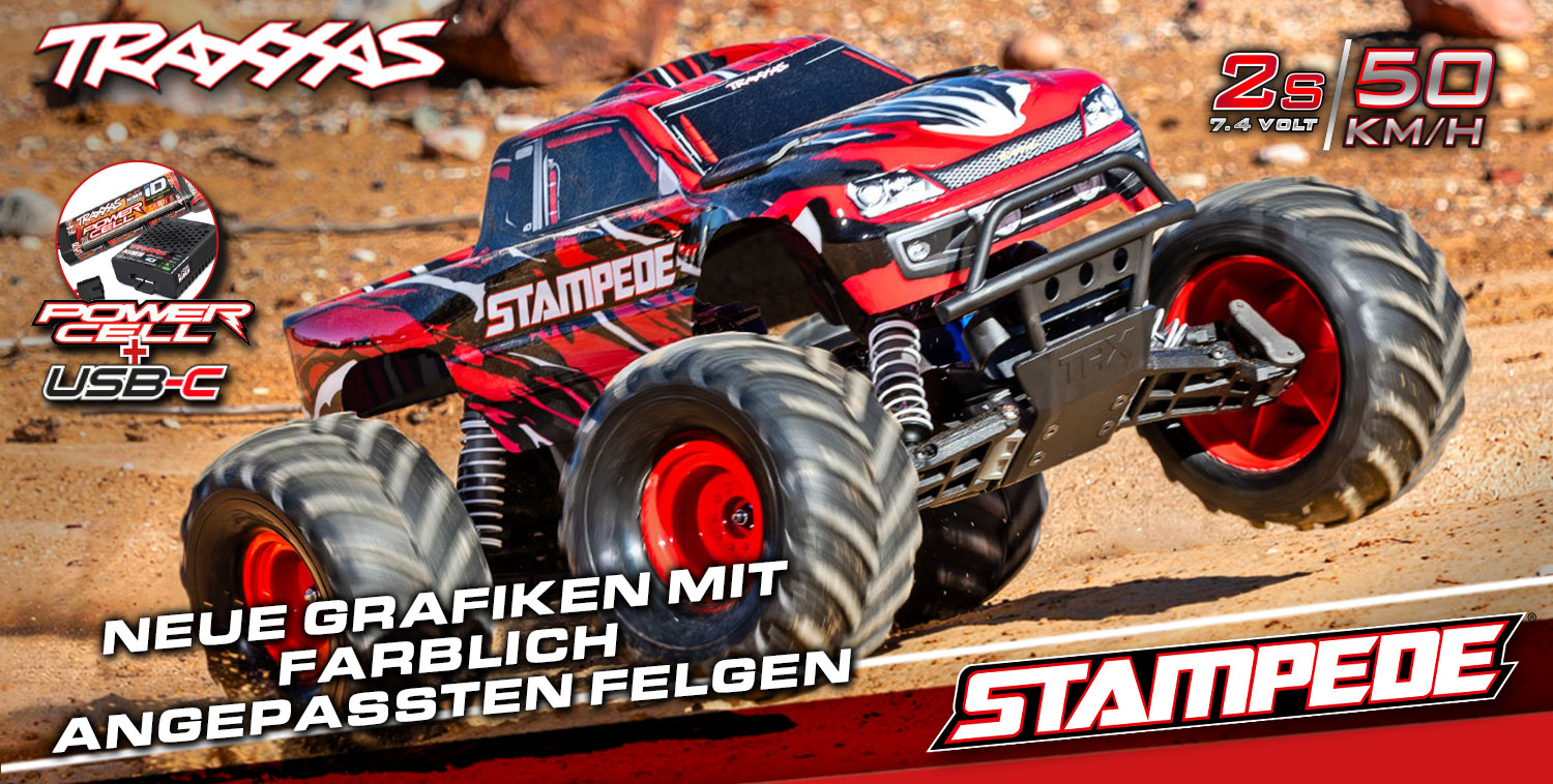 TRAXXAS Stampede XL-5 mit neuen Grafiken