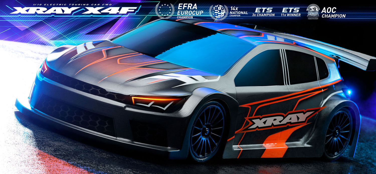 XRAY X4F’26 Elektro Tourenwagen mit Frontantrieb