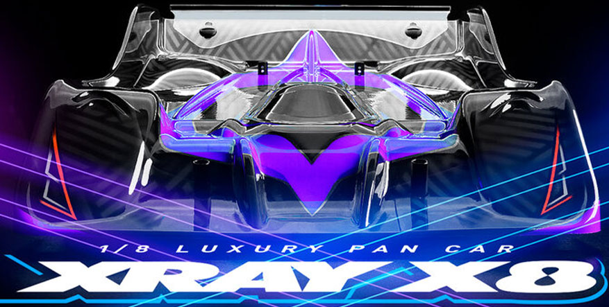 XRAY X8 1/8 Elektro Pan Car