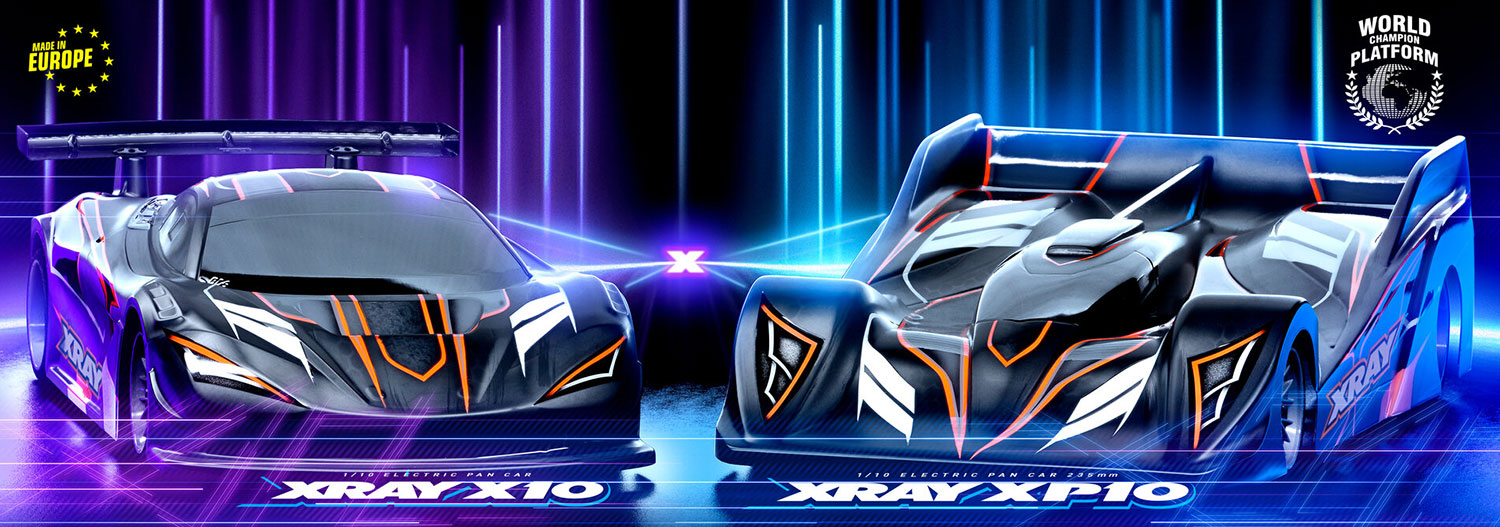 XRAY X10'26 GT & XP10'26 PAN CAR