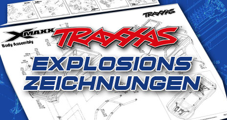 TRAXXAS Explosionszeichnungen Banner