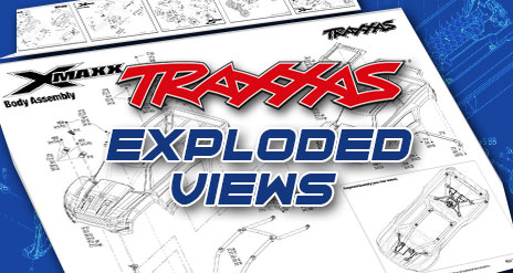 TRAXXAS Exploded view Banner