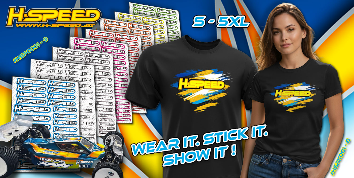 H-SPEED T-Shirts and Sticker Promotion