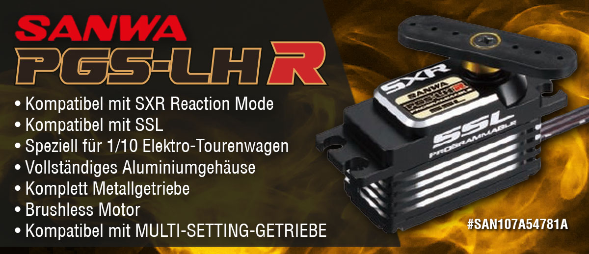 SANWA PGS-LHR Low Profile Servo