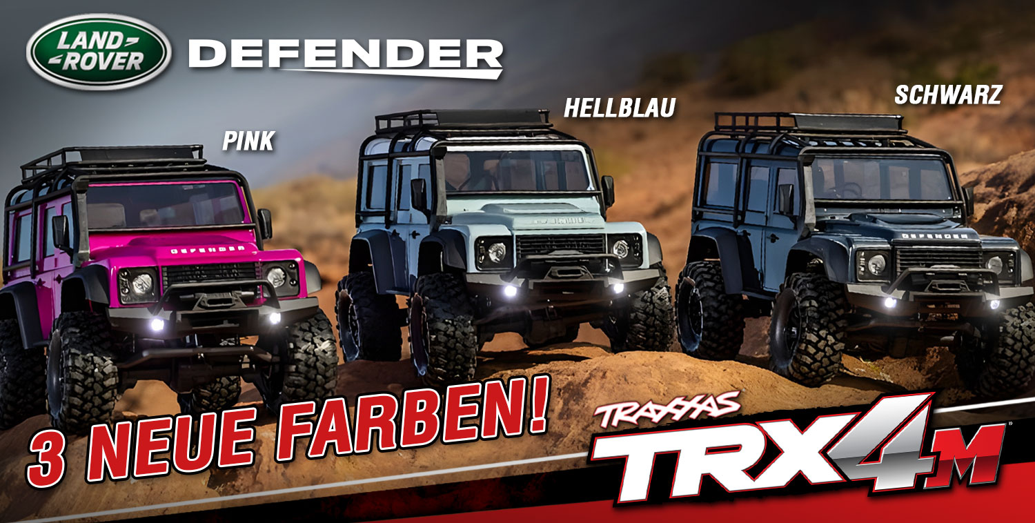 TRAXXAS TRX-4M LR Defender 3 neue Farben