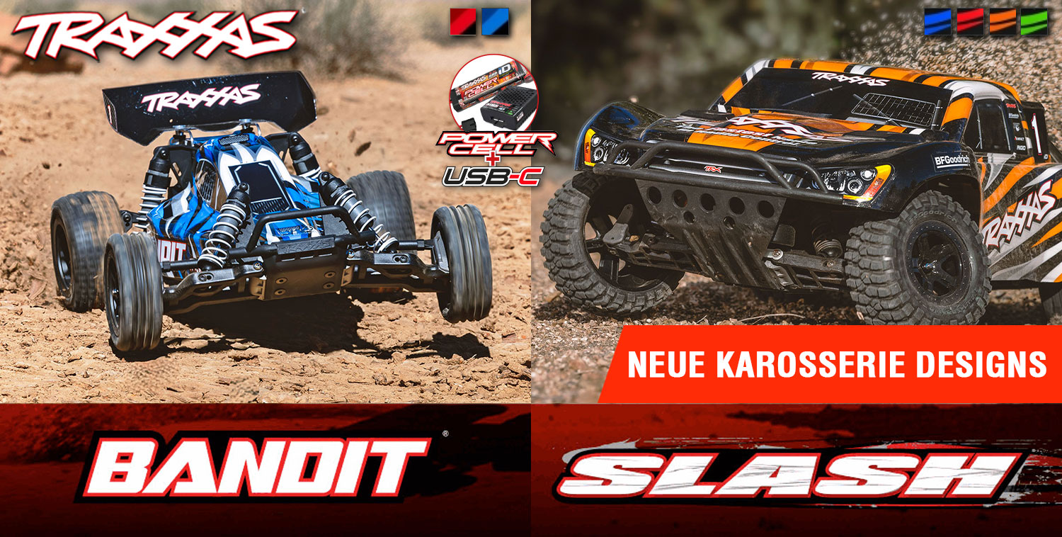 NEUE Karosserie-Designs für Slash & Bandit XL-5